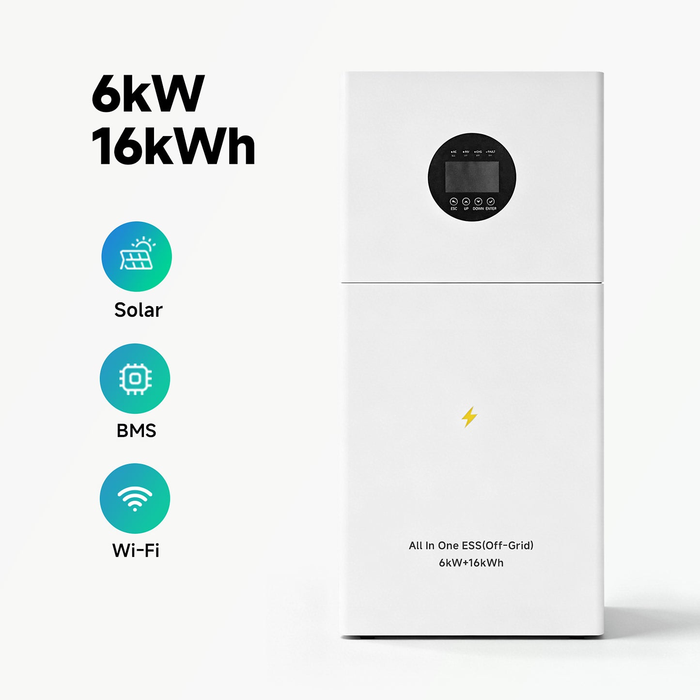 6.5KW+16KWH Solar Energy Storage System: Transform Your Home into an Eco-Friendly Powerhouse - Lumstor