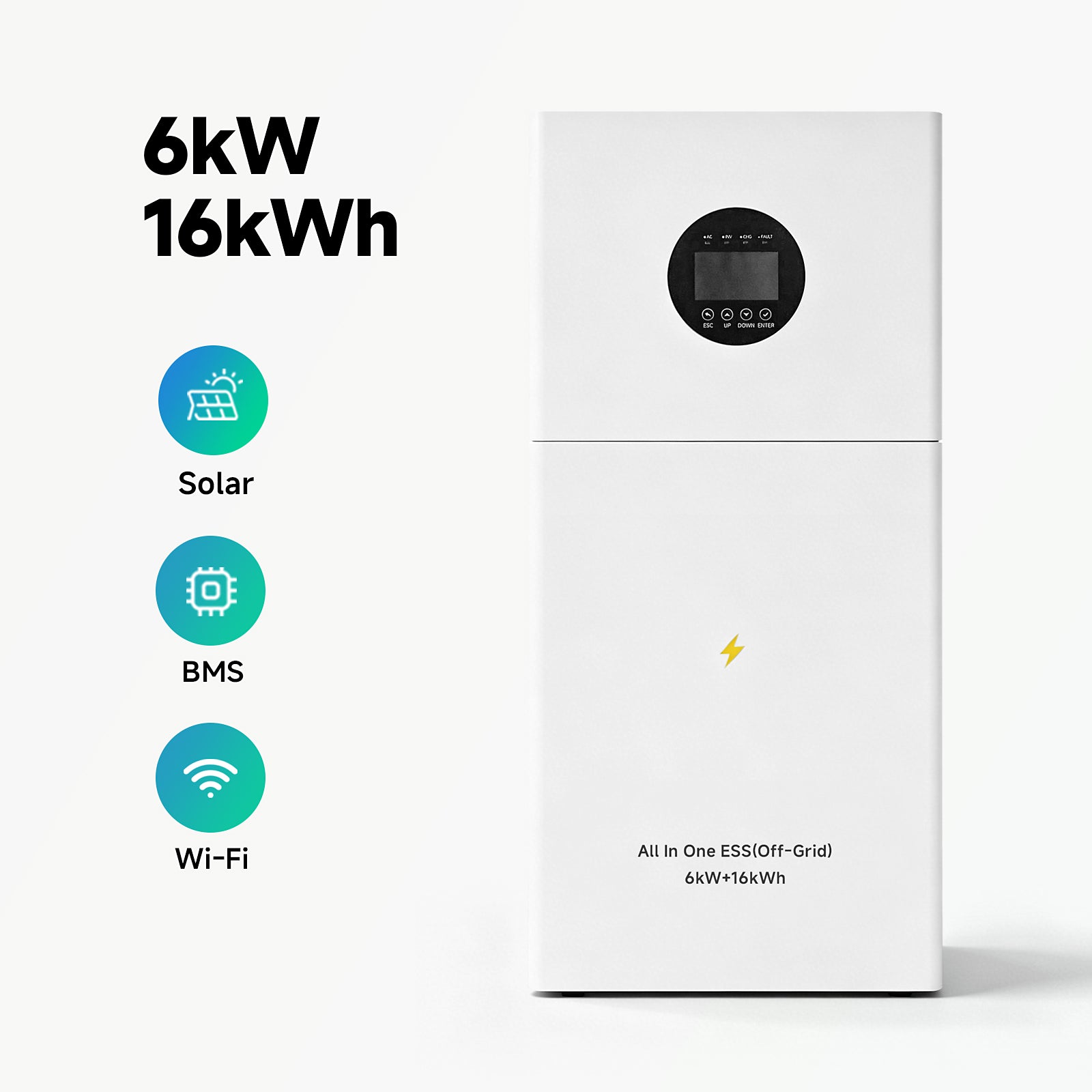 6.5KW+16KWH Solar Energy Storage System: Transform Your Home into an Eco-Friendly Powerhouse - Lumstor