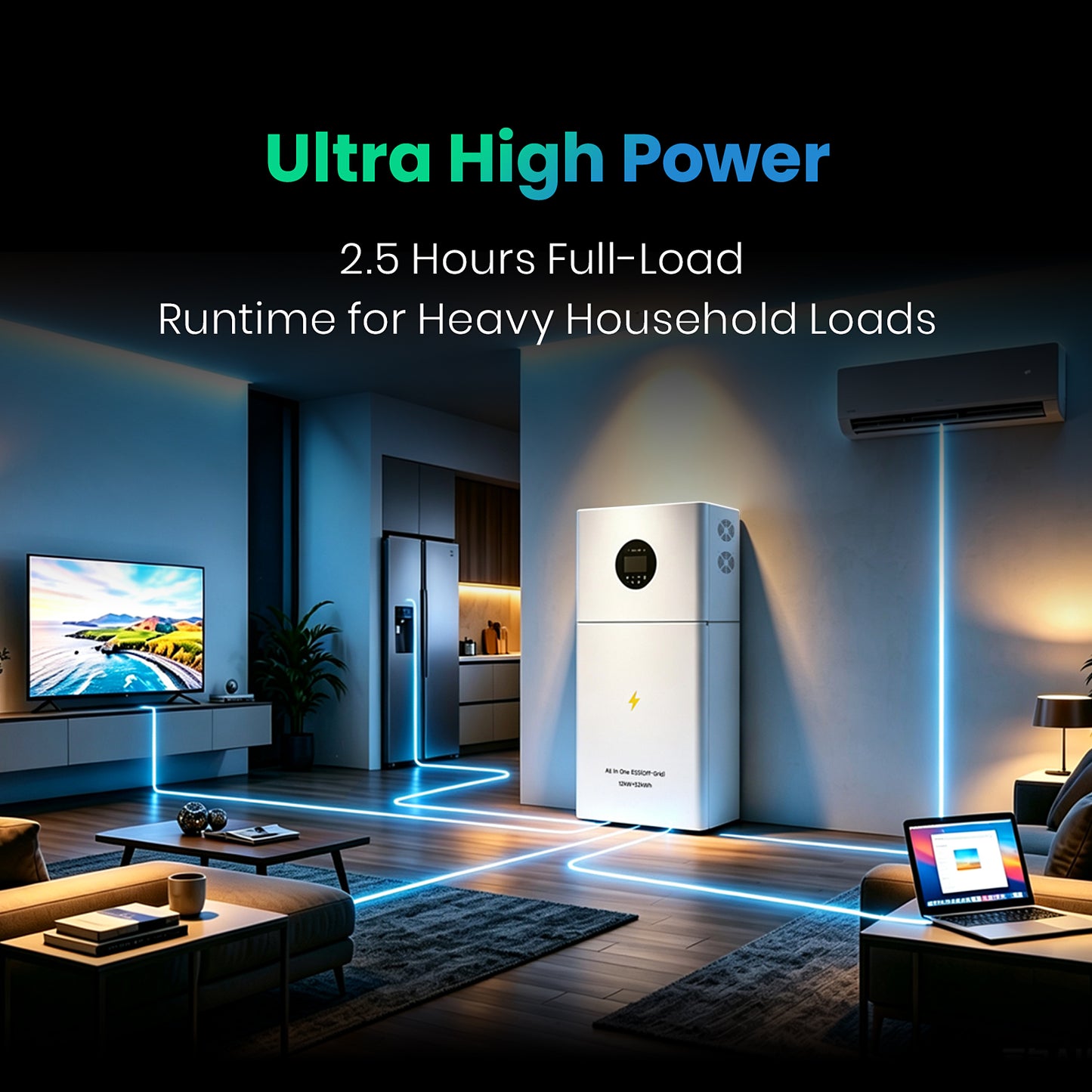 Maximize Your Energy Savings with the 12KW/32KWH Solar Energy Storage System - Lumstor