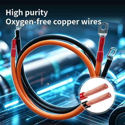 Premium Battery Cable - Reliable Red and Black Options in 30MM, 50MM, and 70MM - Lumstor