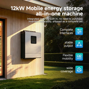 12kWh Integrated Off-Grid Solar Generator System with Dual MPPT & Pure Sine Wave Inverter