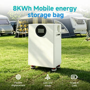 8KWH Solar Energy Storage System | 8KWh Home Energy Storage Wheeled Lithium Iron Phosphate Battery