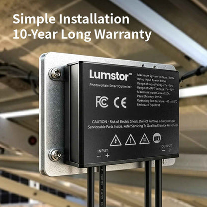 Elevate Your Solar Game with the 800W MPPT Solar Optimizer - Lumstor