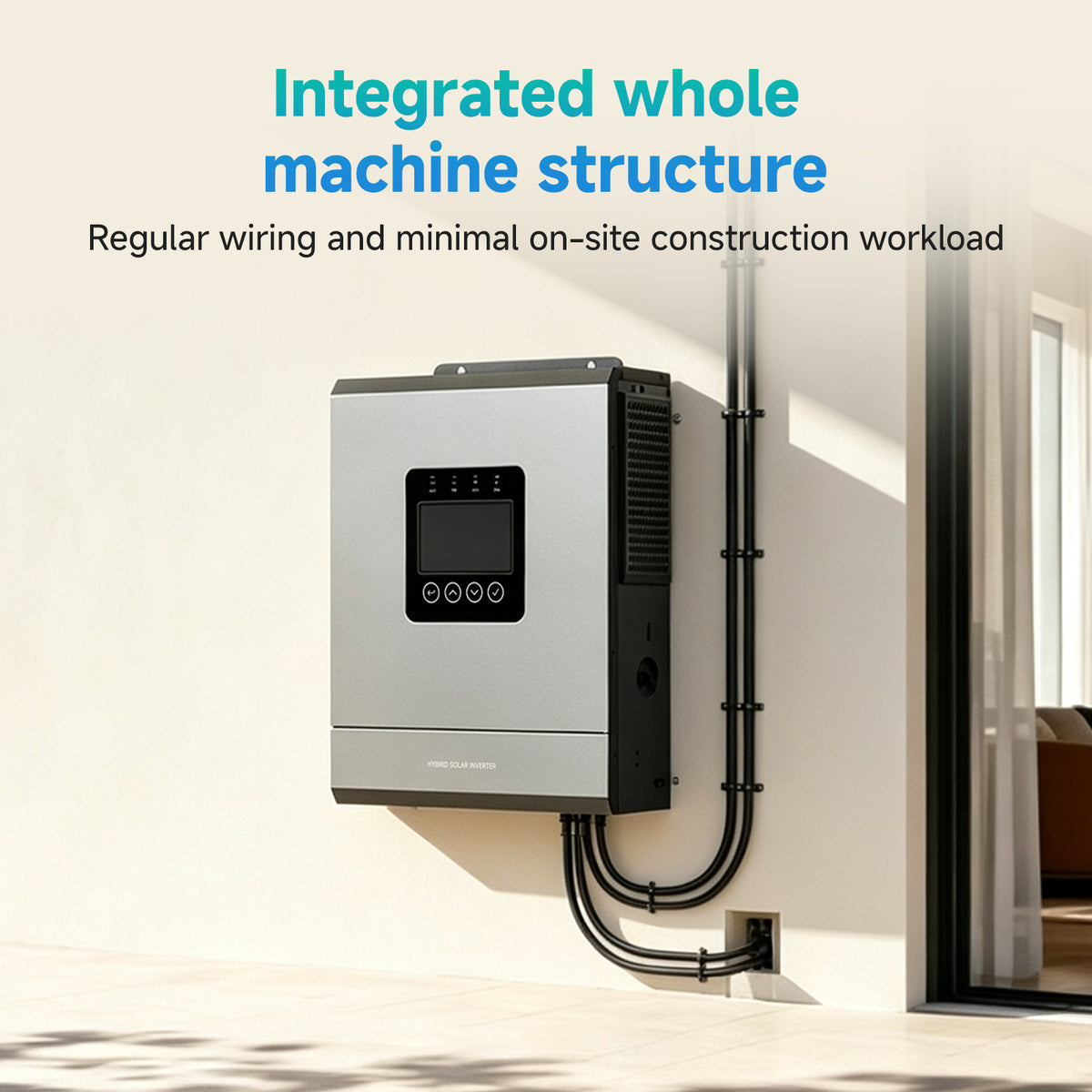 6.5kWh Integrated Off-Grid Solar Generator System with Dual MPPT & Pure Sine Wave Inverter