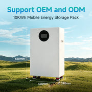 10KWH Solar Energy Storage System | 10KWh Home Energy Storage Wheeled Lithium Iron Phosphate Battery