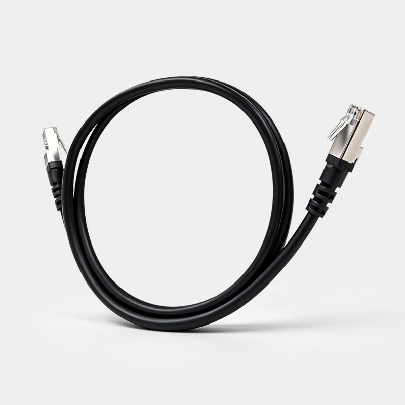 Cable Matters 10Gbps Snagless Shielded Cat 6A Ethernet Cable - 1M, Cat 6A Cable, Cat6A Cord,Ethernet Cord, Black