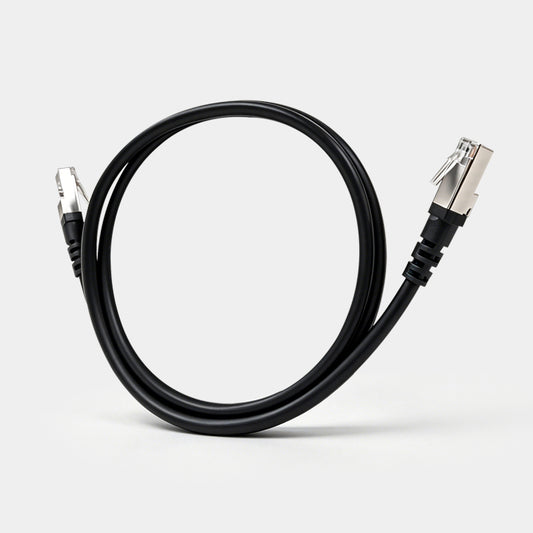 Cable Matters 10Gbps Snagless Shielded Cat 6A Ethernet Cable - 1M, Cat 6A Cable, Cat6A Cord,Ethernet Cord, Black